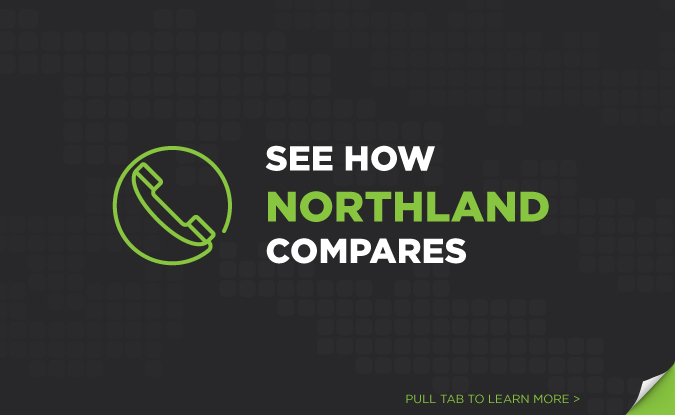 Comparison Chart of Northland Phone to other phone companies
